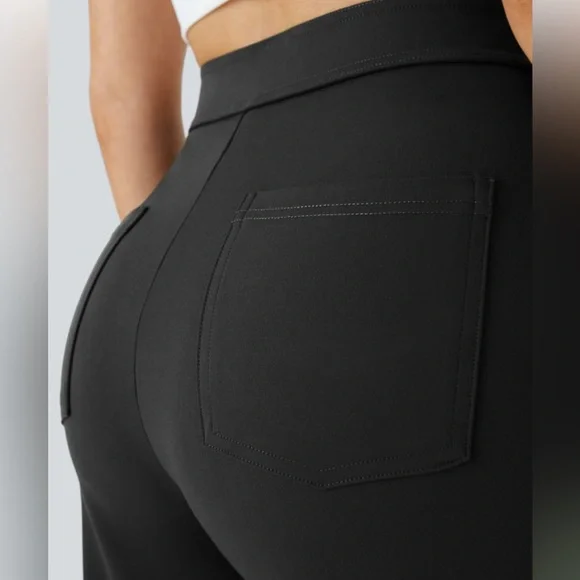 HALARA Black Boot Cut Pants - Picture 2 of 10